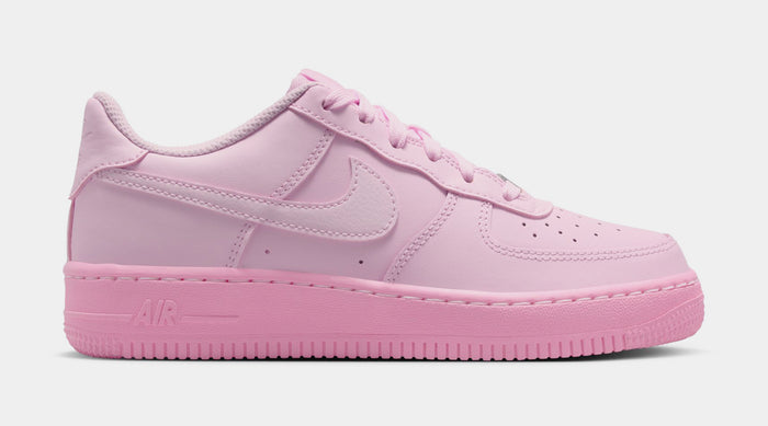Air Force 1 Grade School Lifestyle Shoes (Pink Foam/Pink Foam/Pink Rise)