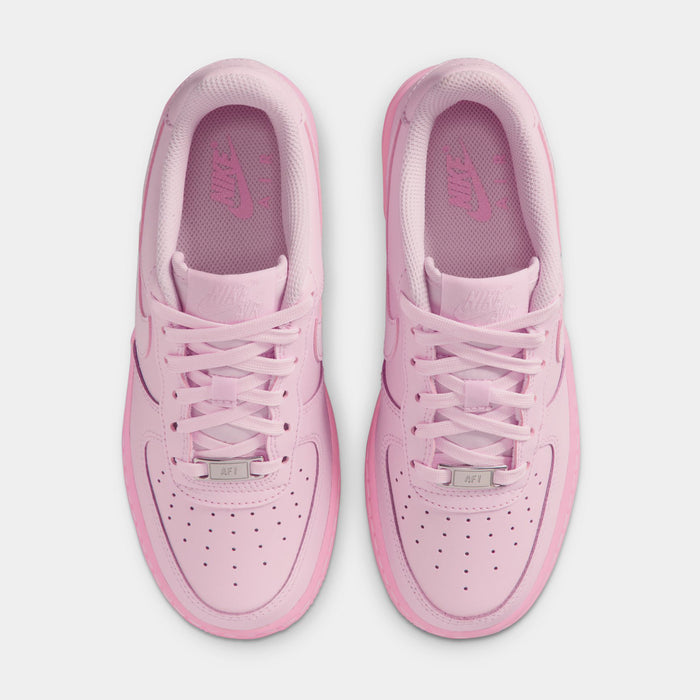 Air Force 1 Grade School Lifestyle Shoes (Pink Foam/Pink Foam/Pink Rise)