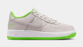 Air Force 1 Low Grade School Lifestyle Shoes (Vast Grey/Electric Green/White)
