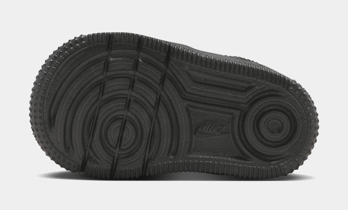 Air Force 1 Low Patent Leather Infant Toddler Lifestyle Shoes (Black)