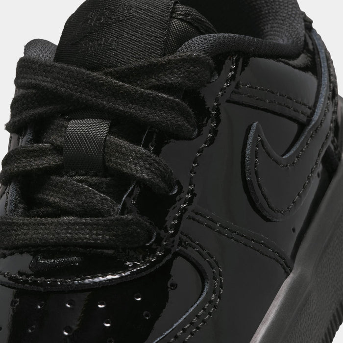 Air Force 1 Low Patent Leather Infant Toddler Lifestyle Shoes (Black)
