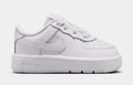 Air Force 1 Low Patent Leather Infant Toddler Lifestyle Shoes (White)