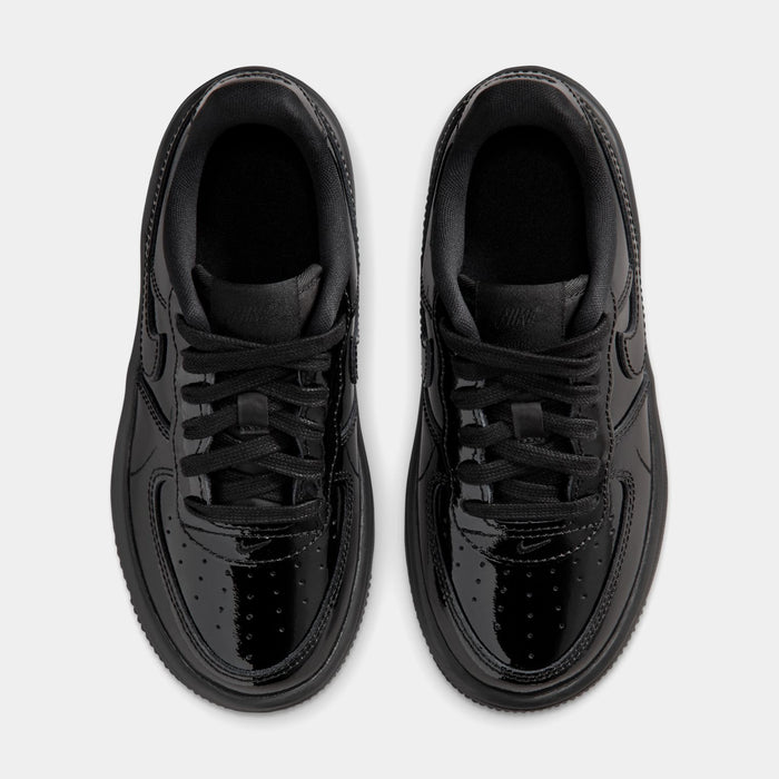 Air Force 1 Low Patent Leather Preschool Lifestyle Shoes (Black)