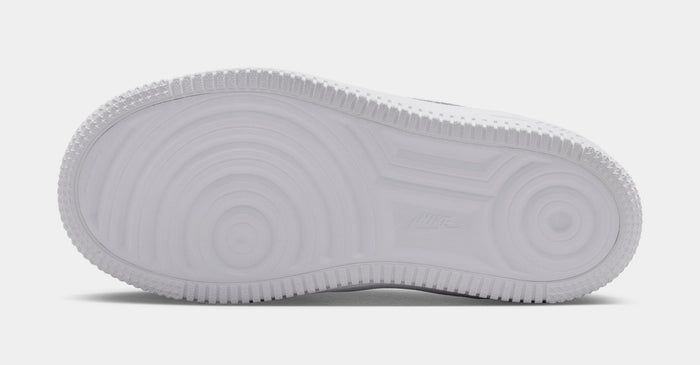 Air Force 1 Low Patent Leather Preschool Lifestyle Shoes (White)