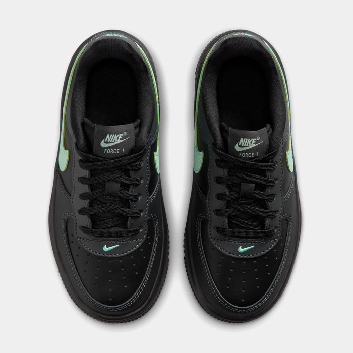 Air Force 1 Low Preschool Lifestyle Shoes (Black/Arctic Green/Anthracite)