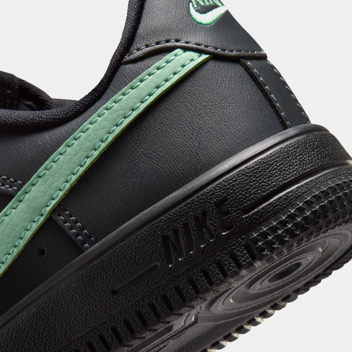 Air Force 1 Low Preschool Lifestyle Shoes (Black/Arctic Green/Anthracite)