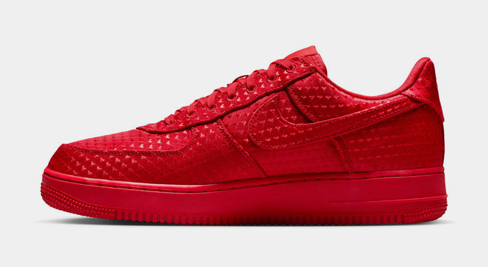 Air Force 1 Low Valentines Day Mens Lifestyle Shoes (University Red/University Red/Black)