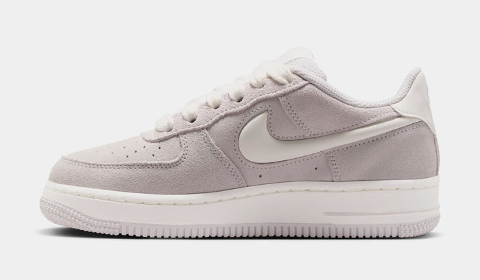 Air Force 1 LV8 Grade School Lifestyle Shoes (Vast Grey/Sail)