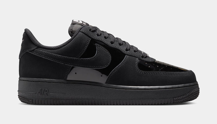 Air Force Street 1 Womens Lifestyle Shoes (Black/Metallic Silver/Anthracite)
