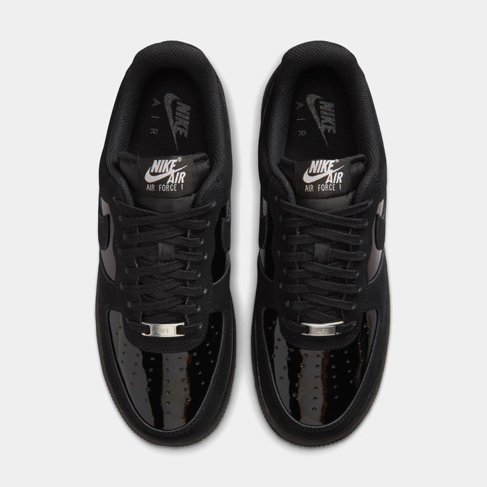 Air Force Street 1 Womens Lifestyle Shoes (Black/Metallic Silver/Anthracite)