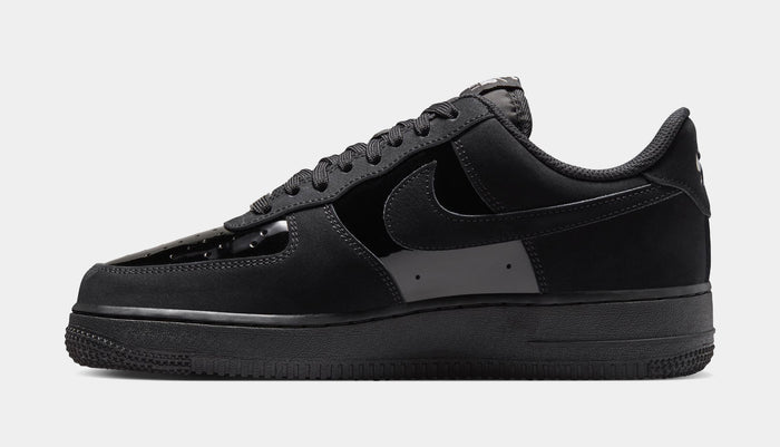 Air Force Street 1 Womens Lifestyle Shoes (Black/Metallic Silver/Anthracite)