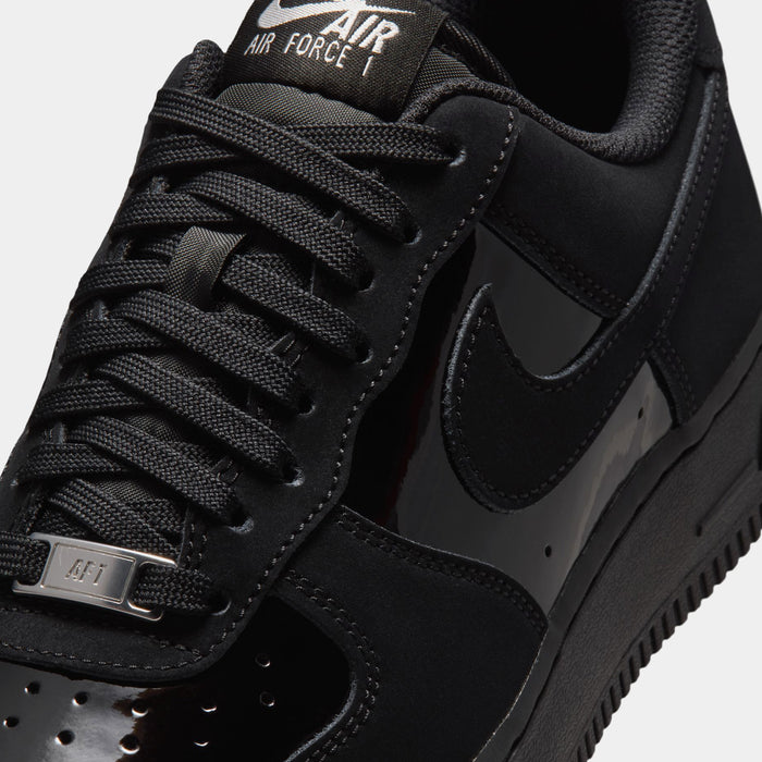 Air Force Street 1 Womens Lifestyle Shoes (Black/Metallic Silver/Anthracite)