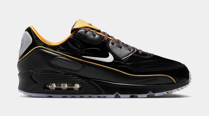 Air Max 90 Mercurial Mens Running Shoes (Black/White/Gold Leaf/Pear)