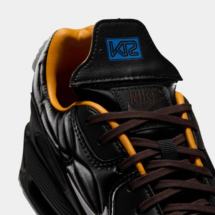 Air Max 90 Mercurial Mens Running Shoes (Black/White/Gold Leaf/Pear)