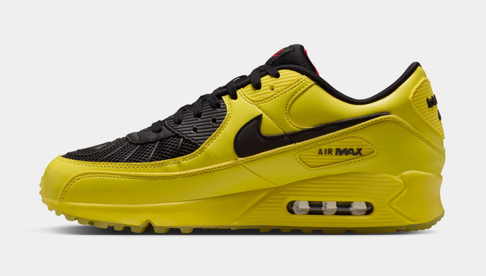 Air Max 90 Total Laser Mens Running Shoes (Zest/Black/Fire Red/Gym Red)