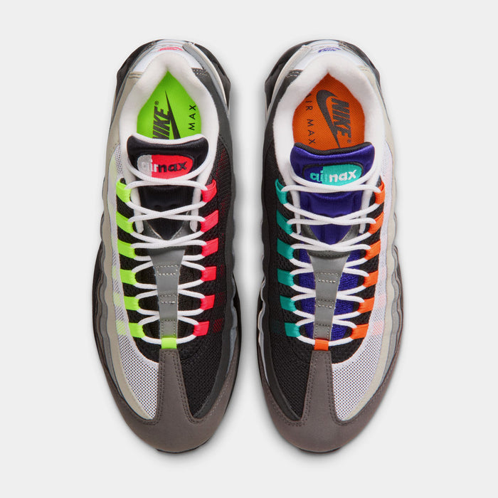 Air Max 95 Big Bubble Greedy Mens Lifestyle Shoes (Black/Volt/White)