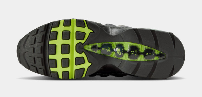 Air Max 95 Big Bubble Neon Mens Running Shoes (Black/Neon Yellow/Cool Grey)
