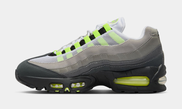 Air Max 95 Big Bubble Neon Womens Running Shoes (Black/Neon Yellow/Anthracite/Light Graphite)