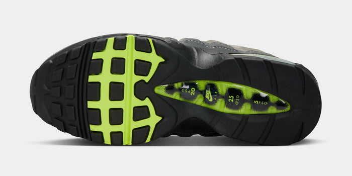 Air Max 95 Big Bubble Neon Womens Running Shoes (Black/Neon Yellow/Anthracite/Light Graphite)