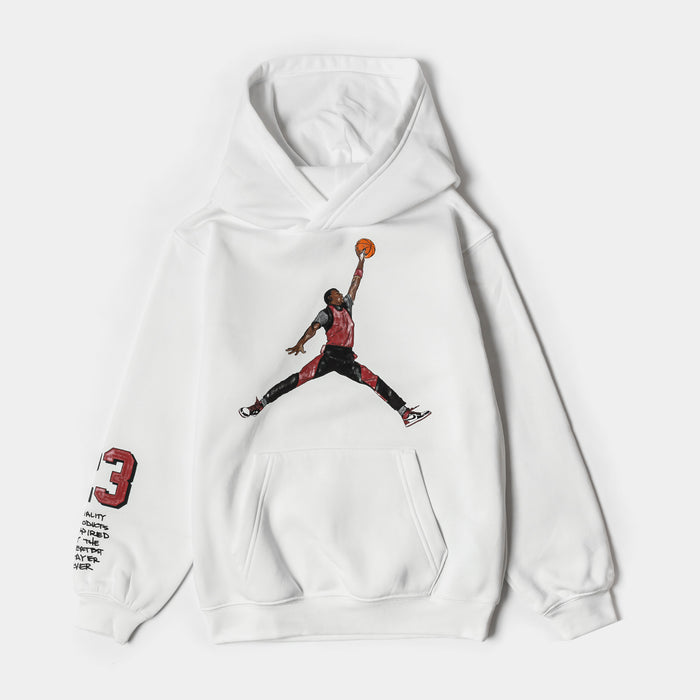 Air Jordan Sketch Pullover Grade School Hoodie (Sail)