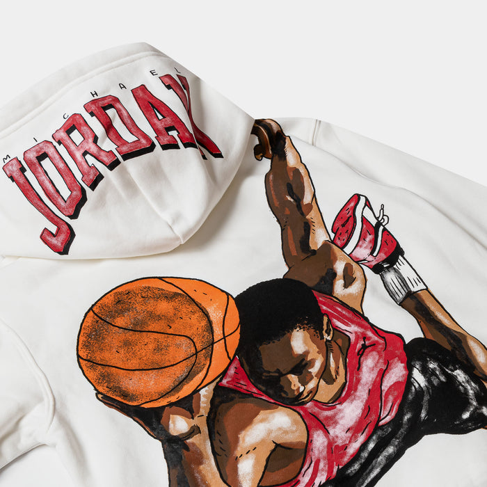 Air Jordan Sketch Pullover Grade School Hoodie (Sail)