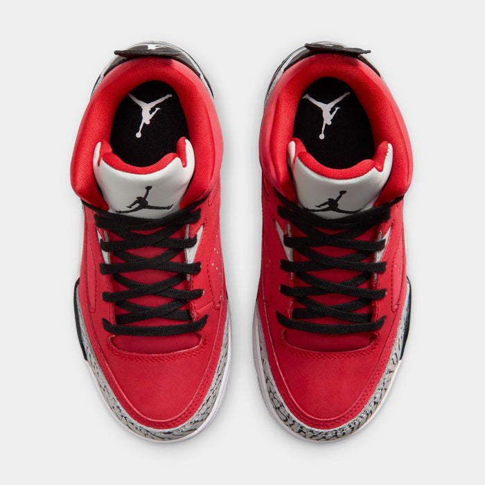 Air Jordan Son of Mars Low Preschool Lifestyle Shoes (Fire Red/Grey Mist/White/Black)