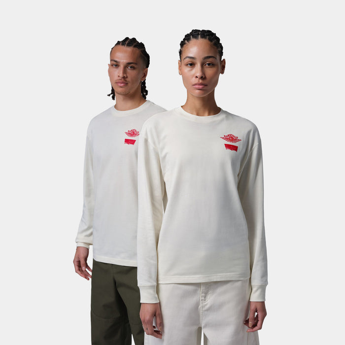 Air Jordan x Levi's Mens Long Sleeve Shirt (Cream)