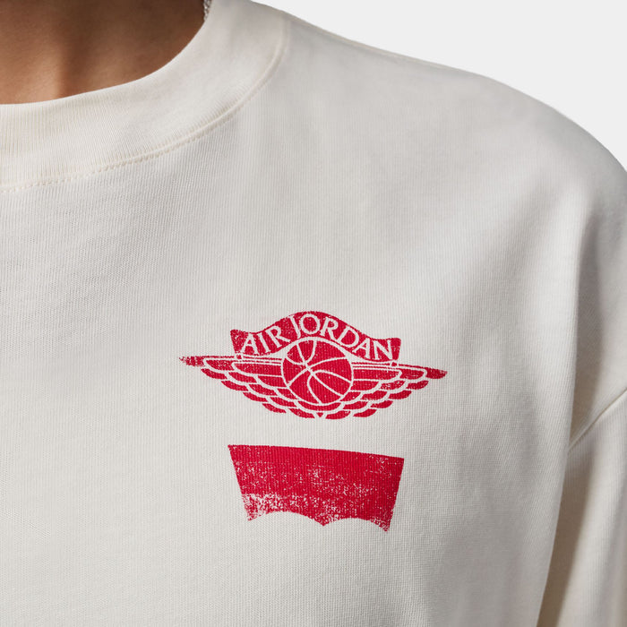 Air Jordan x Levi's Mens Long Sleeve Shirt (Cream)