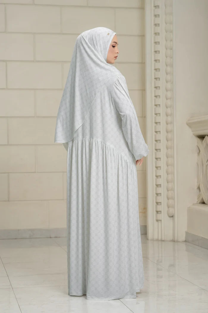 Aisha Set Dress - White