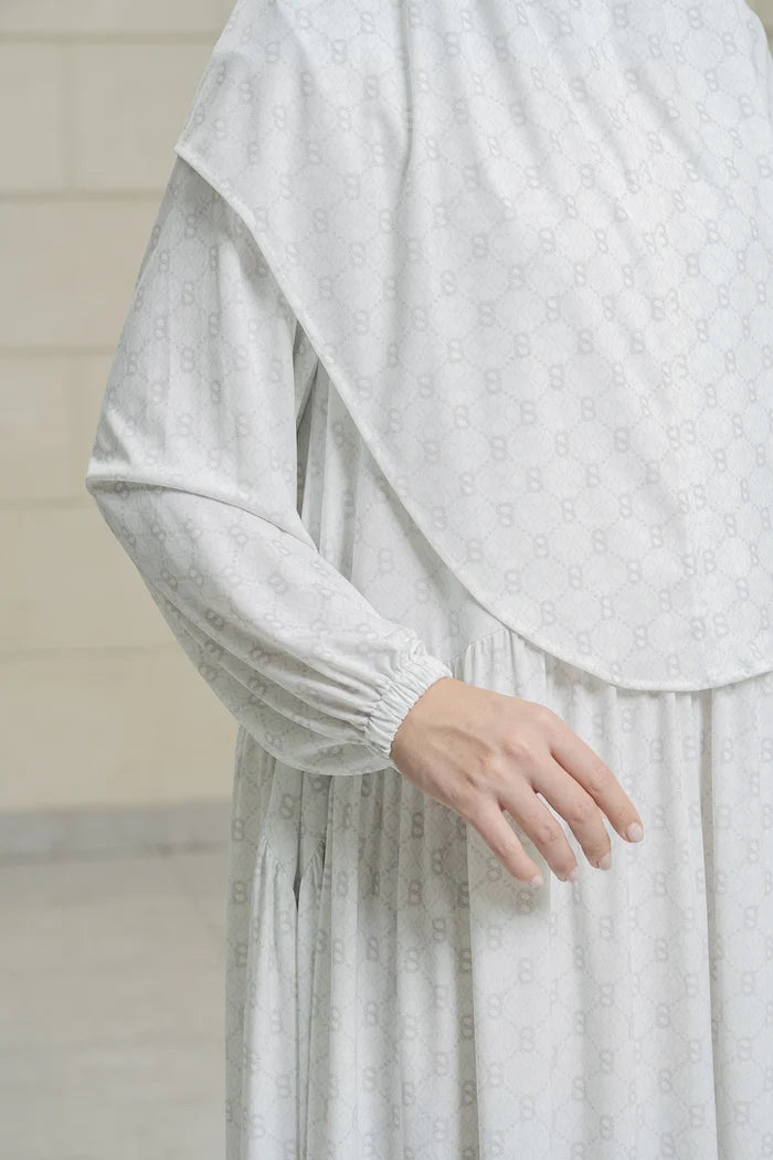 Aisha Set Dress - White