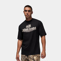 AJ4 Graphic Mens Short Sleeve Shirt (Black/Brown)