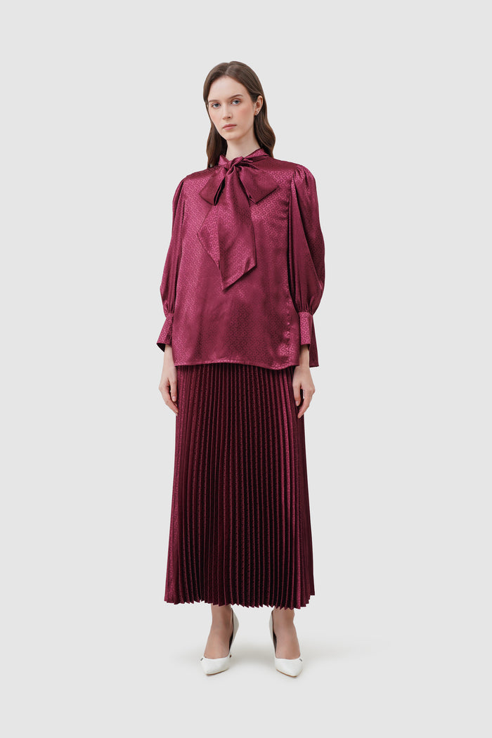 Alana Tapis Blouse - Raspberry
