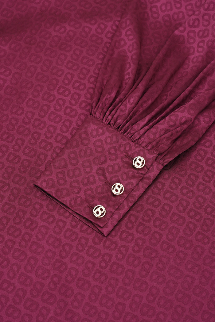 Alana Tapis Blouse - Raspberry