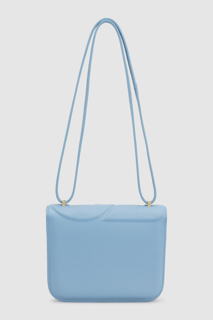 alba bag with sghw in cornflower by buttonscarves bag view