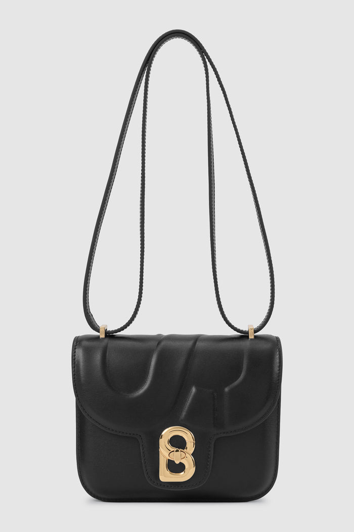 alba bag shiny leather in black by buttonscarves