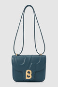 alba bag shiny leather in electric by buttonscarves