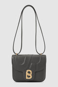 alba bag shiny leather in lava by buttonscarves