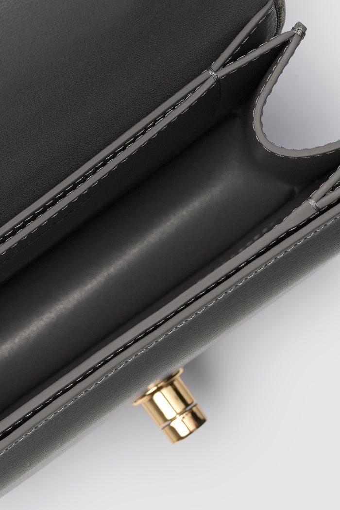 alba bag shiny leather in lava by buttonscarves interior