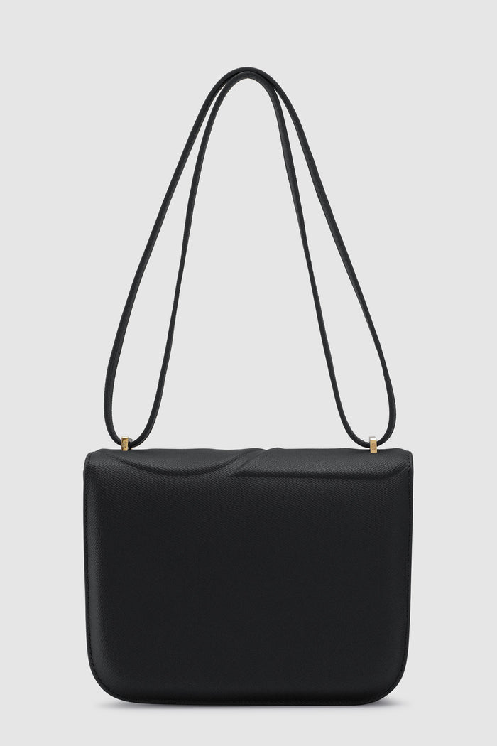 alba bag large in black by buttonscarves back view