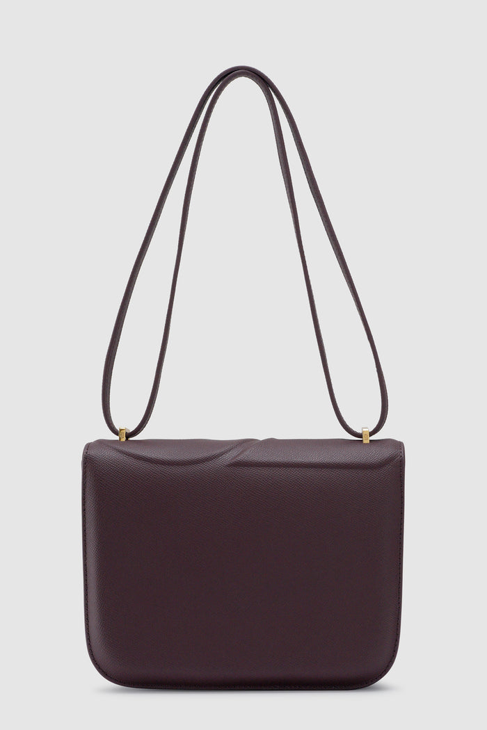 alba bag large in burgundy by buttonscarves back view