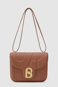 alba bag large in caramel by buttonscarves