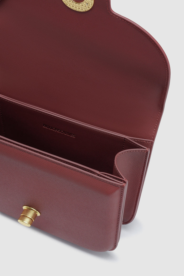 alba bag large in cremisi by buttonscarves interior compartment