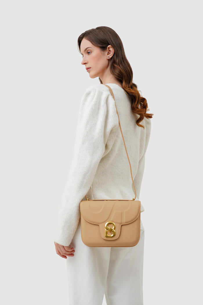 alba bag large in popcorn by buttonscarves with adjustable leather strap