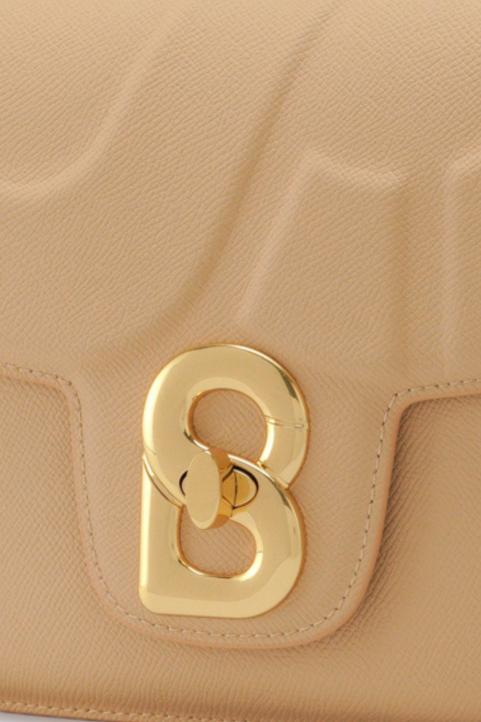 alba bag large in popcorn by buttonscarves signature b twist lock detail