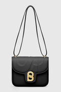 alba bag medium in black by buttonscarves