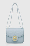 alba bag medium in blue by buttonscarves
