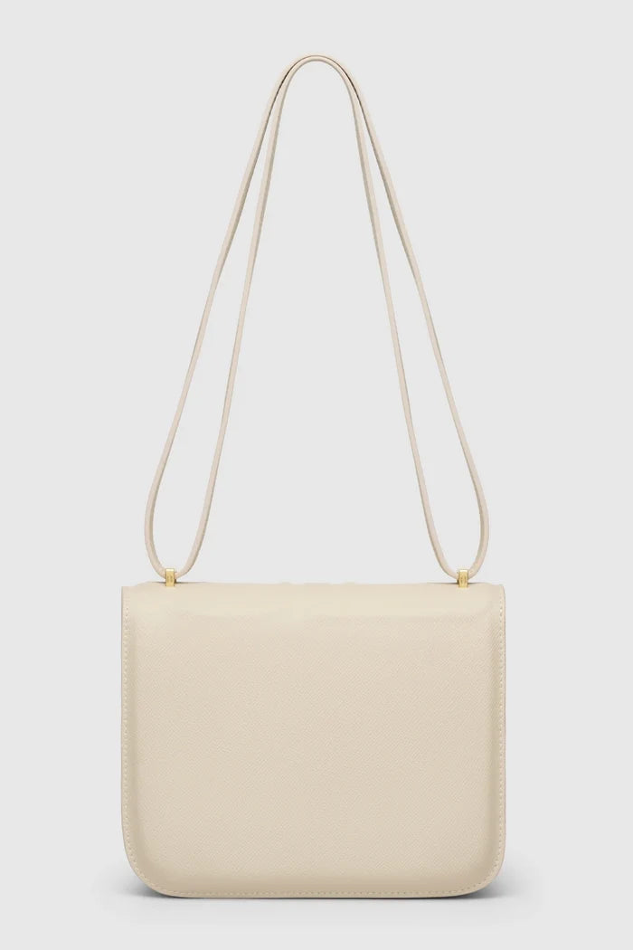 alba bag medium in chalk by buttonscarves back view