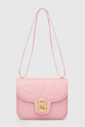 alba bag medium in pink by buttonscarves