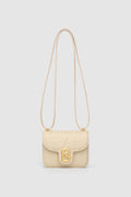 alba bag mini in beige by buttonscarves