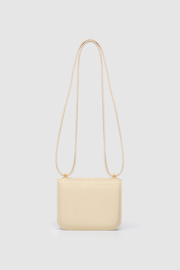 alba bag in beige by buttonscarves back view